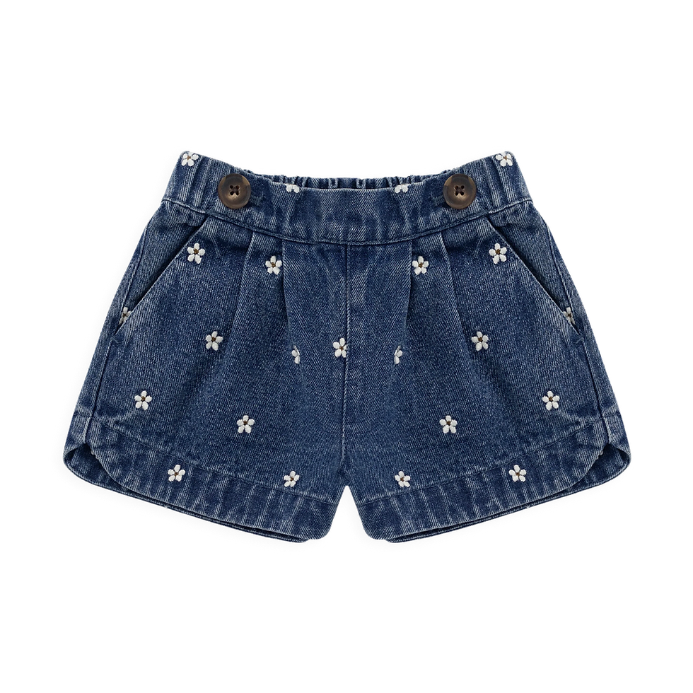 Jamie Kay Jardine Short - Josie Floral Denim