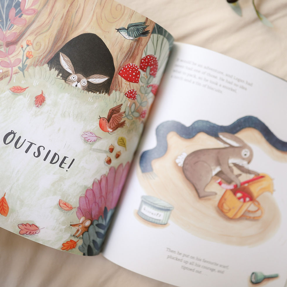Thumbnail: A Little Bit Brave Book by Nicola Kinnear