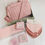 Thumbnail: Blush pink gift set for new mom and baby with diaper bag