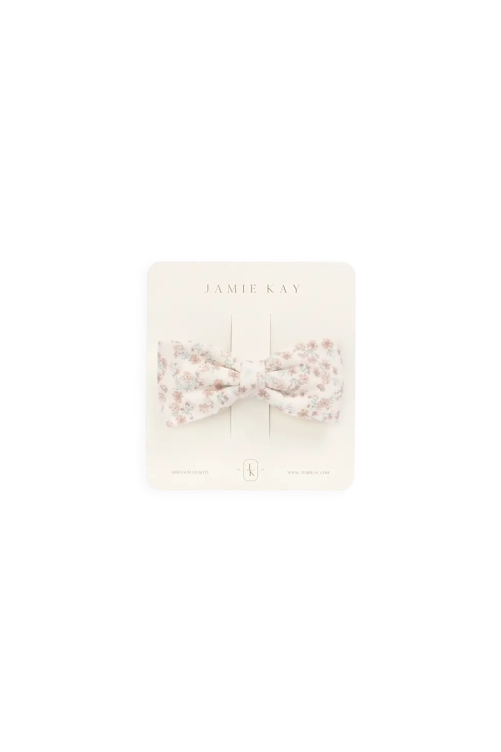 Jamie Kay Organic Cotton Desiree Bow - Posy Milk Mellow Singapore Children Baby Shop