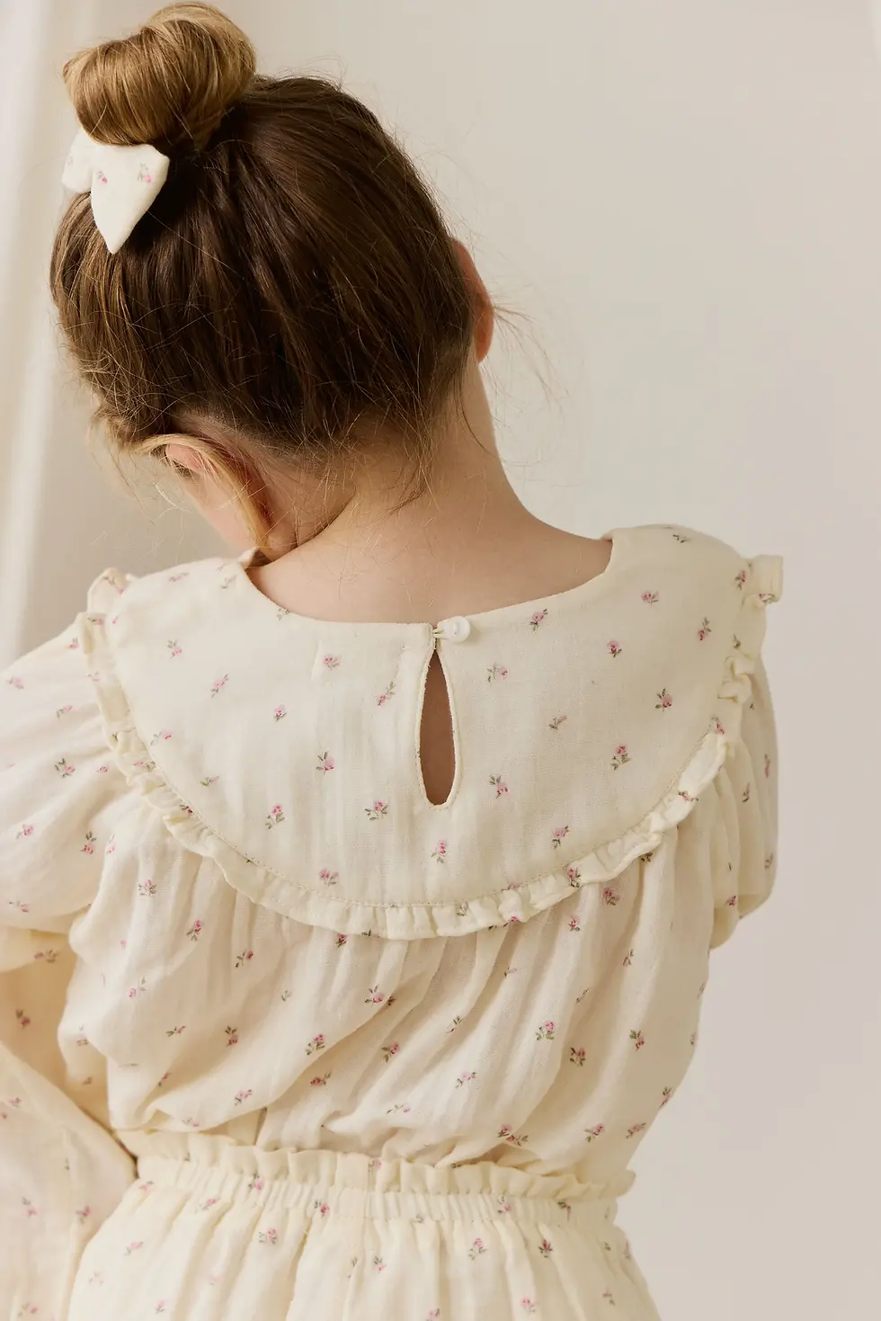Thumbnail: Jamie Kay Organic Cotton Muslin Amira Blouse - Willow Rose Mellow Baby Store Singapore