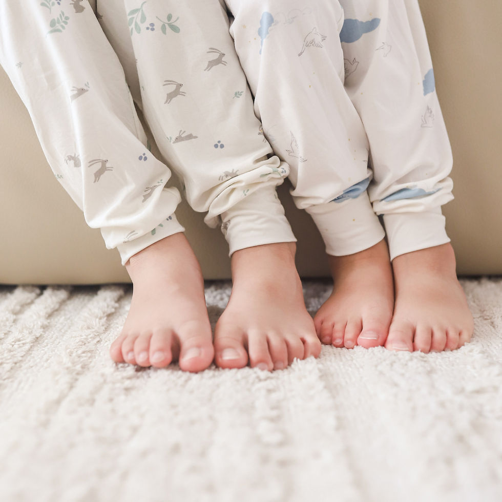 Thumbnail: Mellow Cloud Soft Children Pyjamas - Bunny Trail