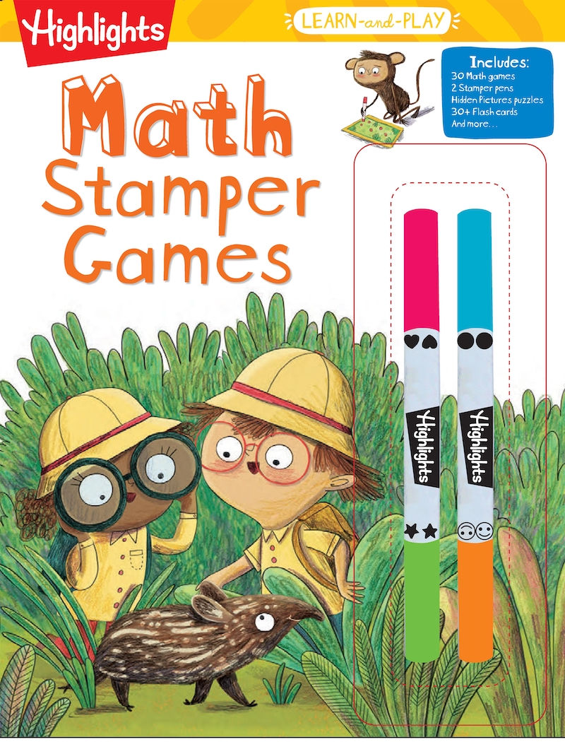 Highlights Learn-and-Play Math Stamper Games