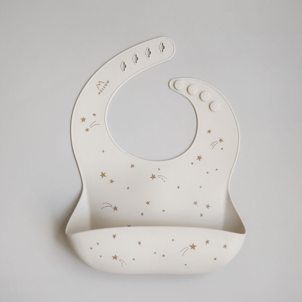 Silicone Bib - Shooting Star / Malt
