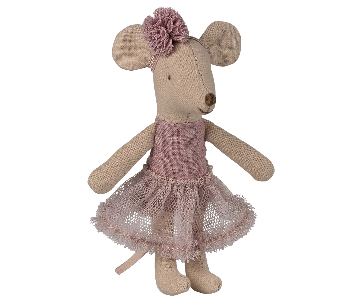 Maileg Ballerina mouse, Little sister - Heather Singapore Mellow Children Shop