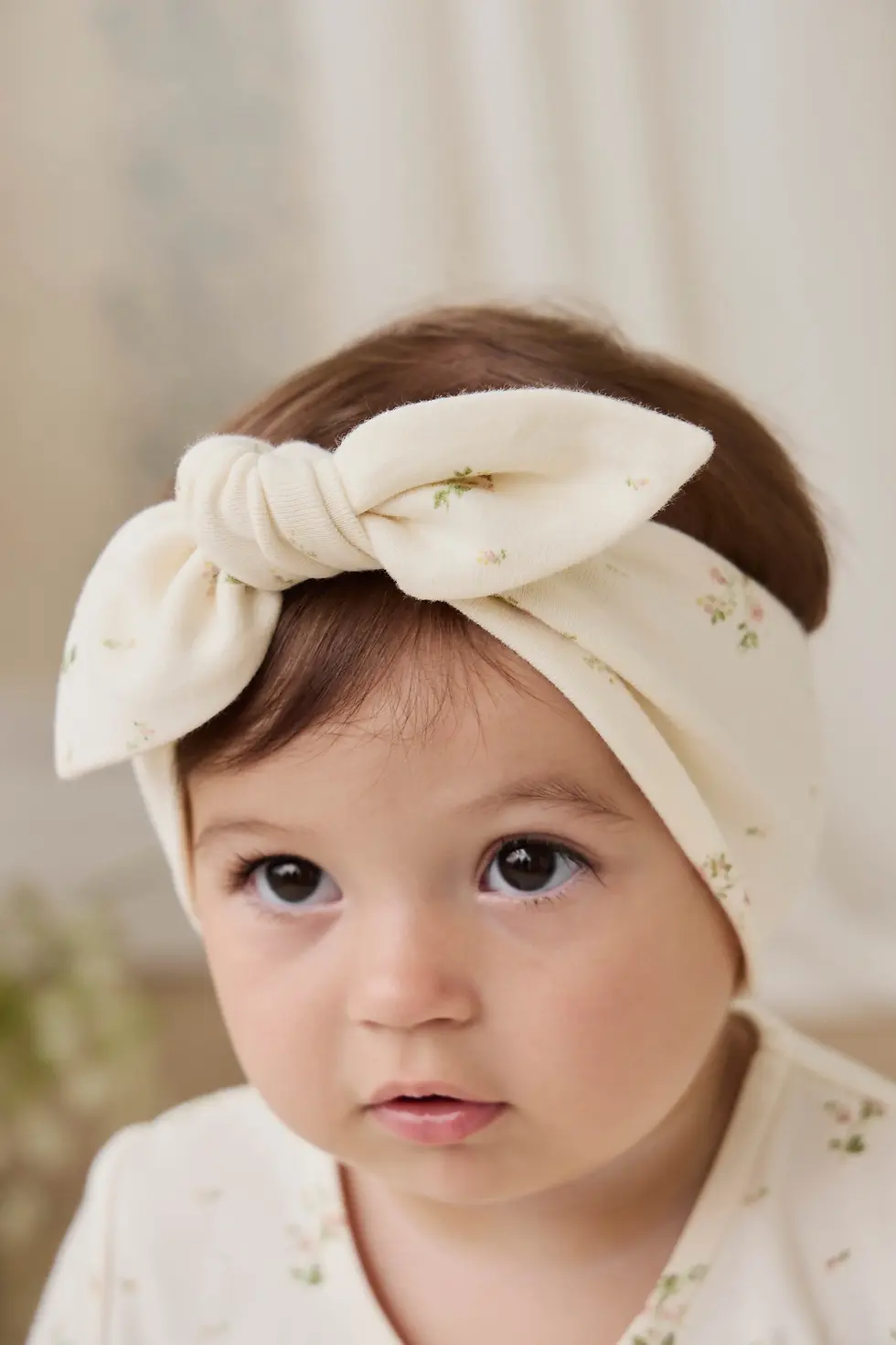 Jamie Kay Organic Cotton Headband - Josepha Egret Small Mellow Baby Children Singapore Shop