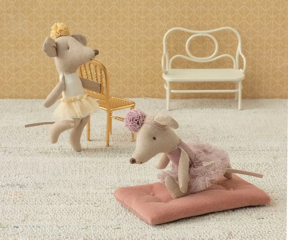 Maileg Ballerina mouse, Little sister - Heather Singapore Mellow Children Shop
