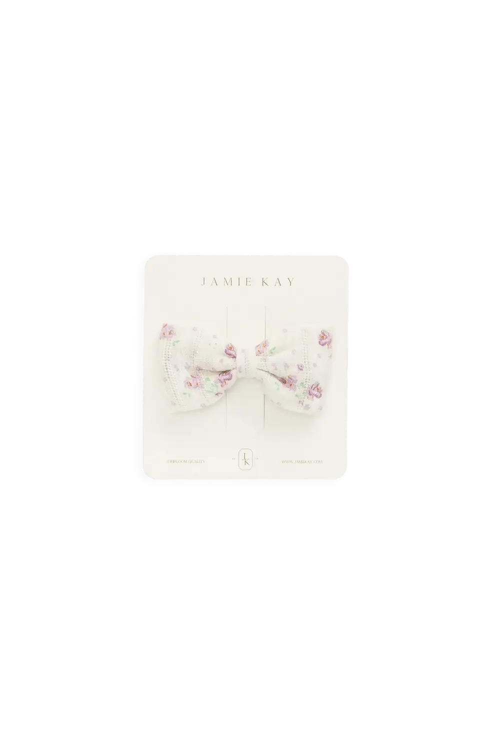 Jamie Kay Organic Cotton Desiree Bow - Molly Lilac Mellow Singapore Baby Children Shop
