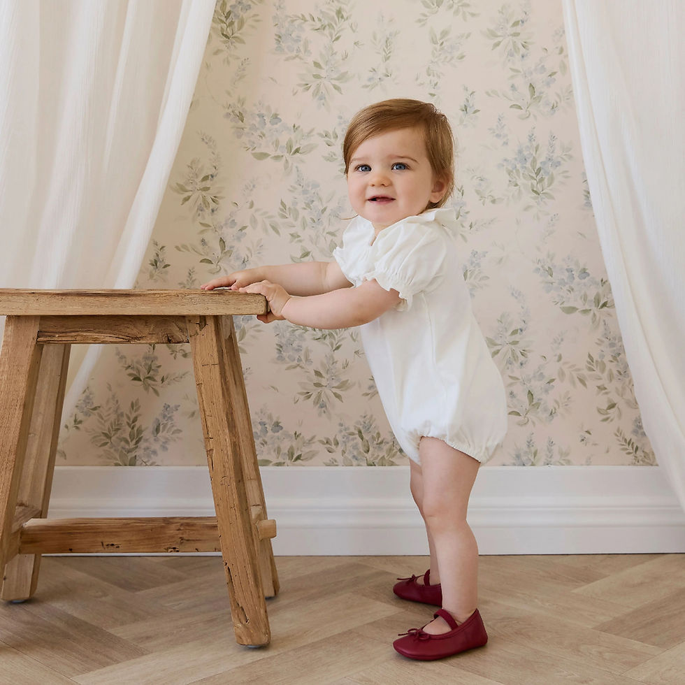 Thumbnail: Jamie Kay Pima Cotton Livvy Bodysuit - Parchment Mellow Baby Store Clothes