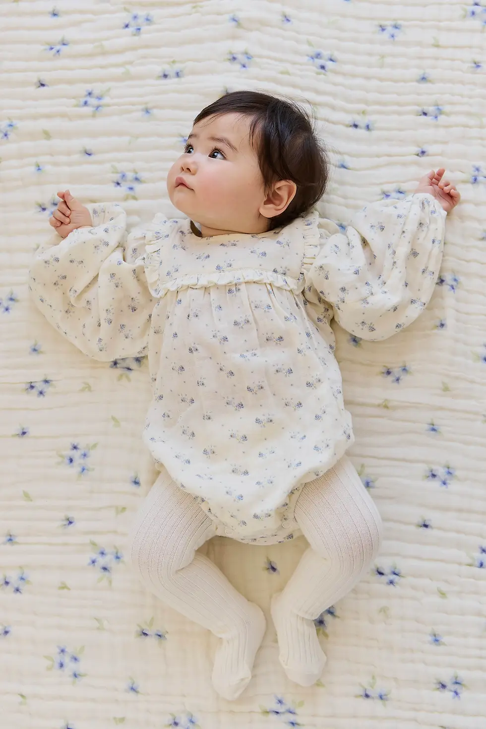 Jamie Kay Organic Cotton Muslin Frances Playsuit - Molly Blue Mellow baby shop clothes