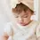 Thumbnail: Jamie Kay Organic Cotton Muslin Headband - Thelma Parchment Mellow Baby Store