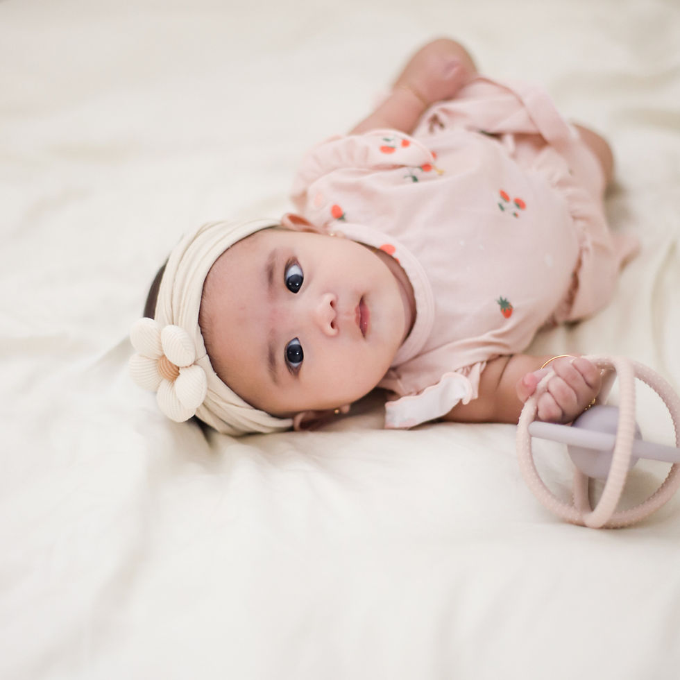 Mellow Cloud Soft Ellie Ruffle Baby Romper - Strawberry Fields