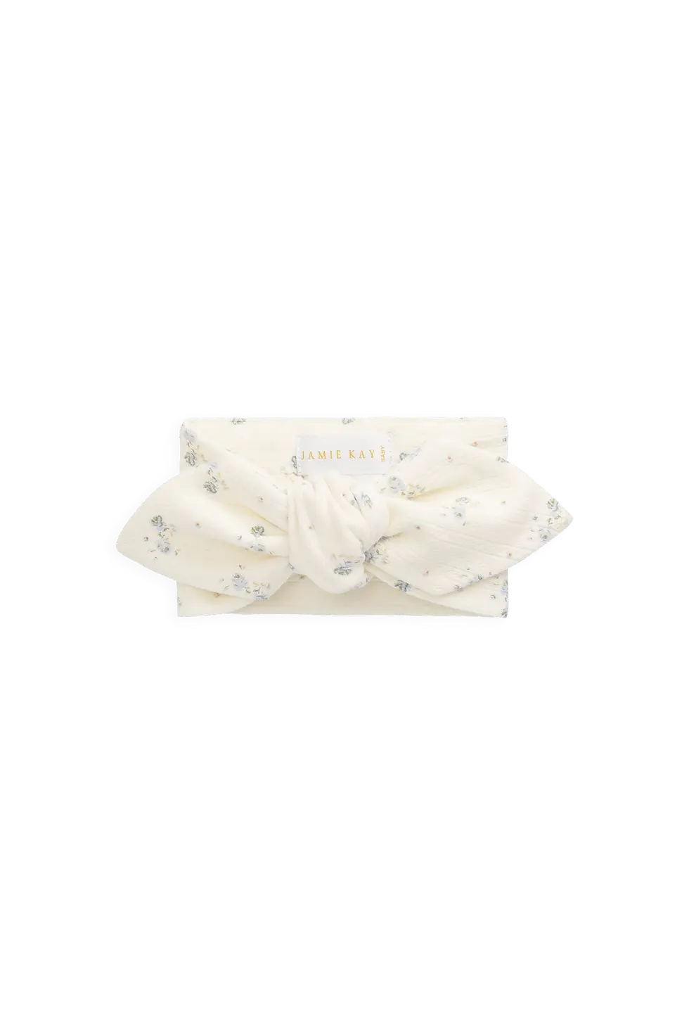 Jamie Kay Organic Cotton Pointelle Headband - Molly Blue Mellow Baby Singapore Children Shop