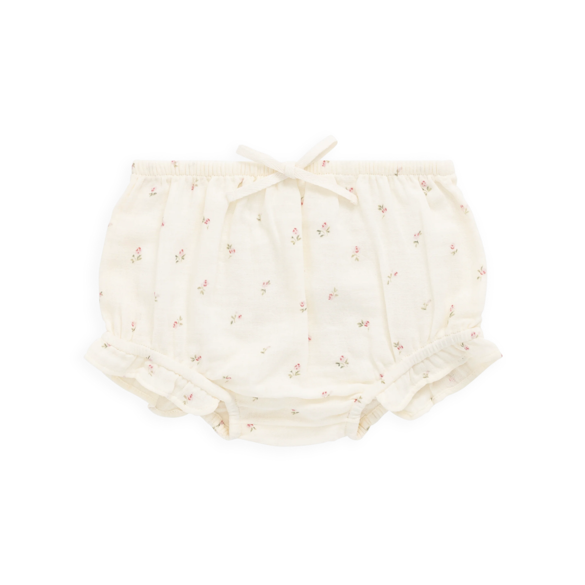 Jamie Kay Organic Cotton Muslin Frill Bloomer - Willow Rose