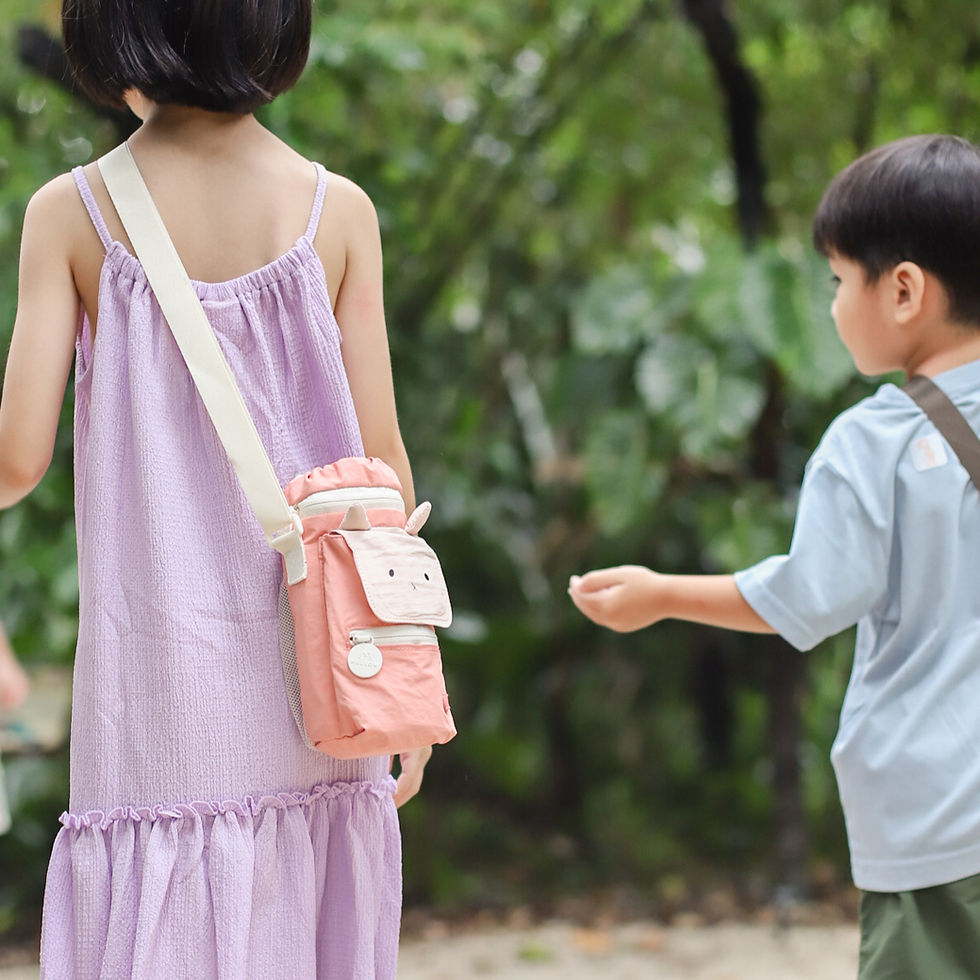 Thumbnail: Mellow Sip Buddy Water Bottle Bag - Bunny
