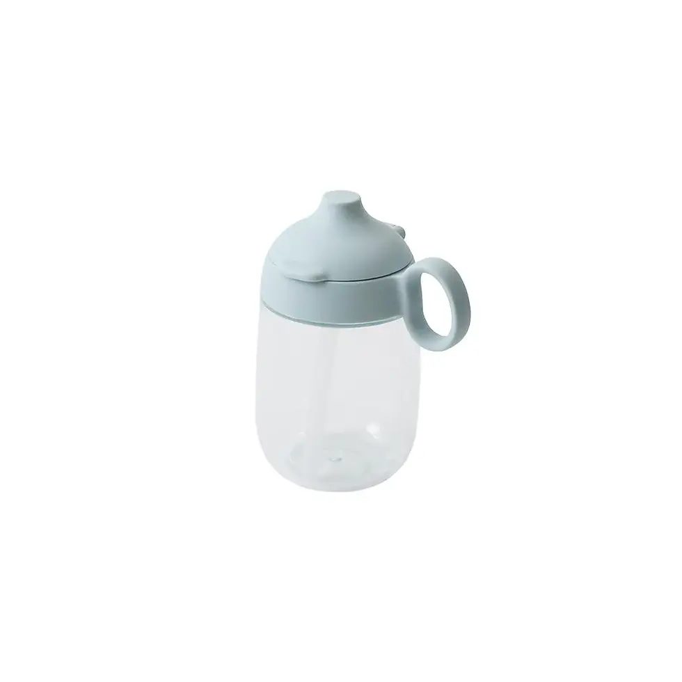 Thumbnail: Kinto BONBO Straw Mug 260ml - Blue Gray Mellow Baby Store