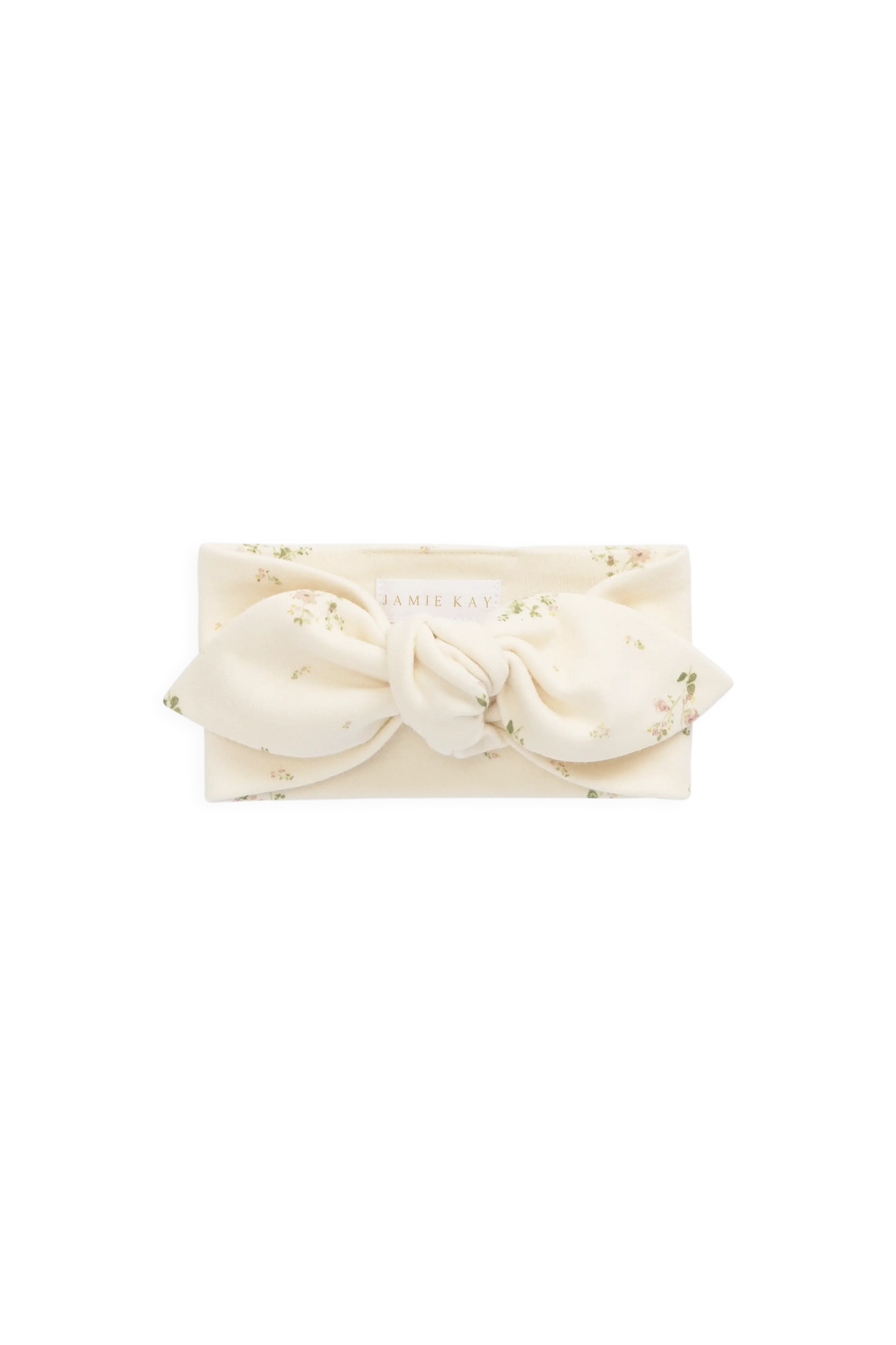 Jamie Kay Organic Cotton Headband - Josepha Egret Small Mellow Baby Children Singapore Shop