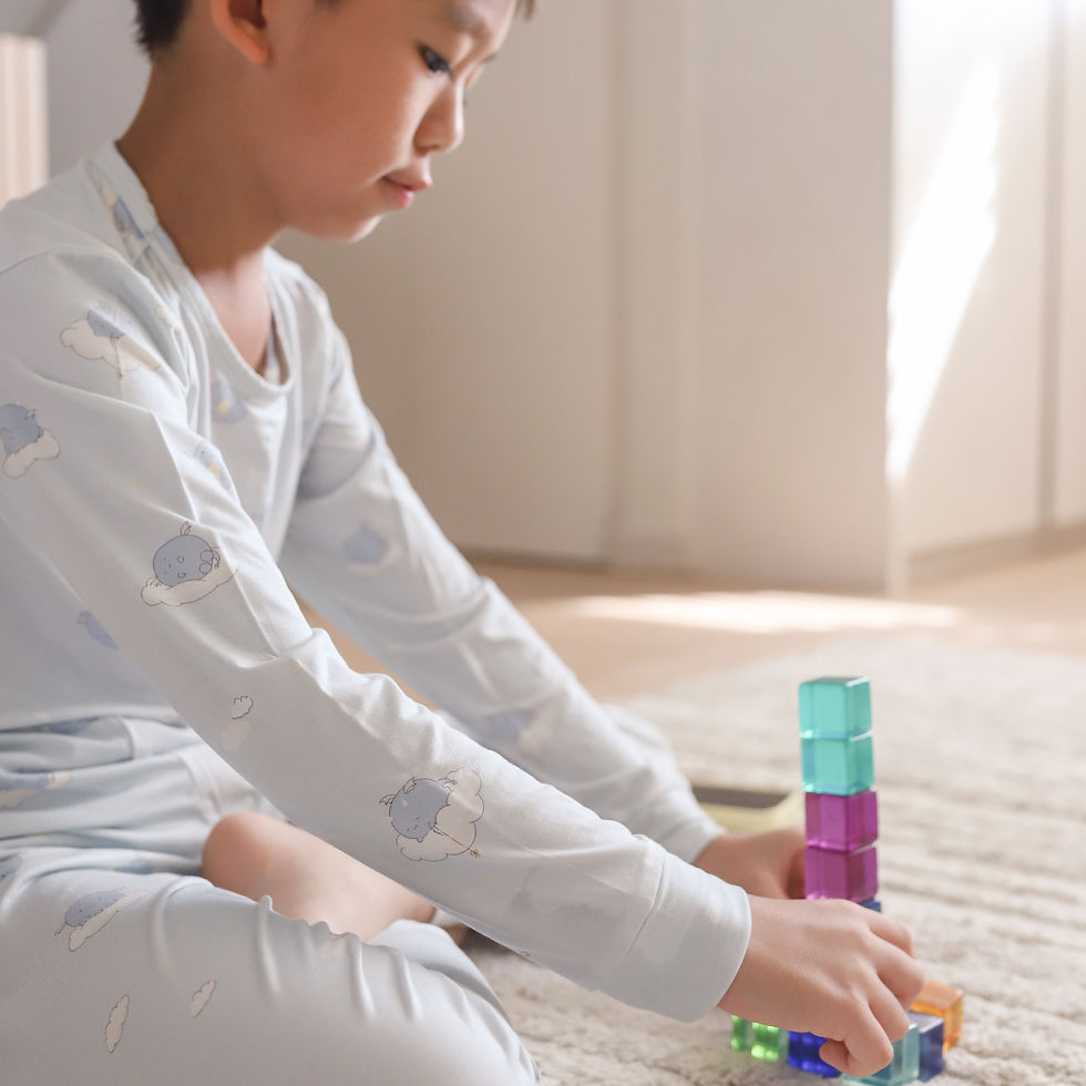 Thumbnail: Mellow Cloud Soft Children Pyjamas - Dragon Dreams