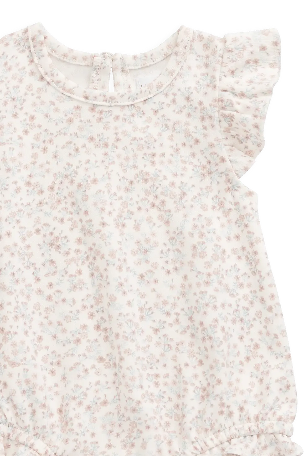 Jamie Kay Organic Cotton Adrienne Playsuit - Posy Milk Mellow Singapore Children Baby Shop
