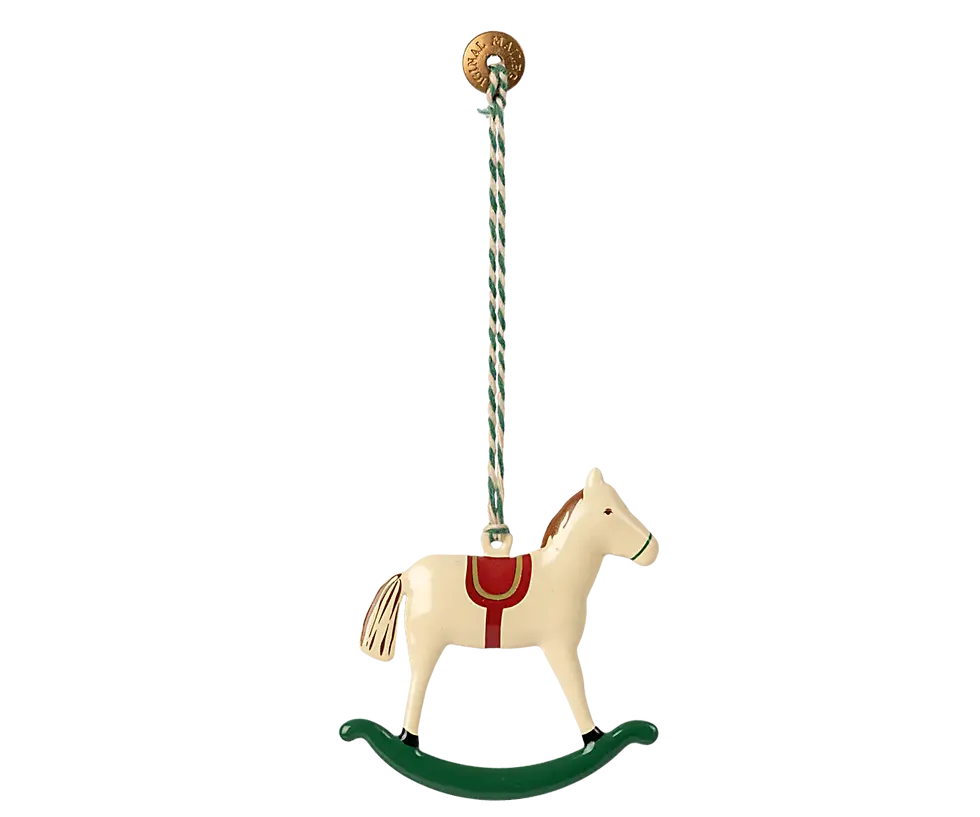 Maileg Rocking Horse Metal Ornament