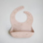 Silicone Bib - Shooting Star / Rose Beige