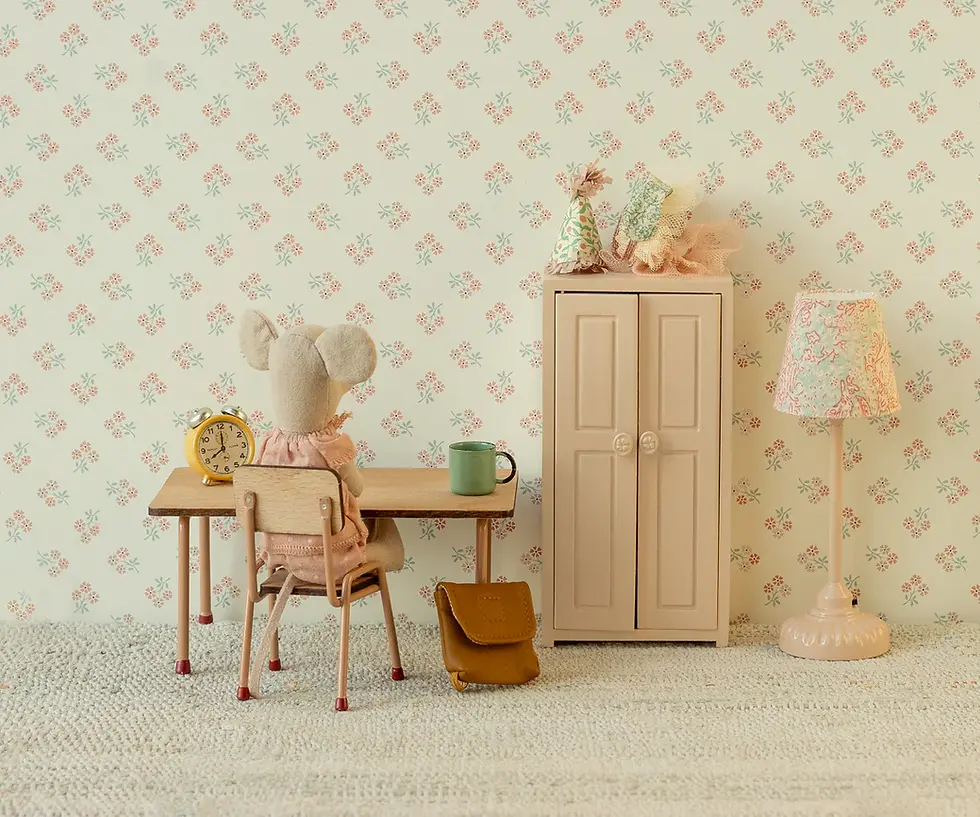 Maileg Vintage Floor Lamp, Powder Singapore Mellow Children Shop