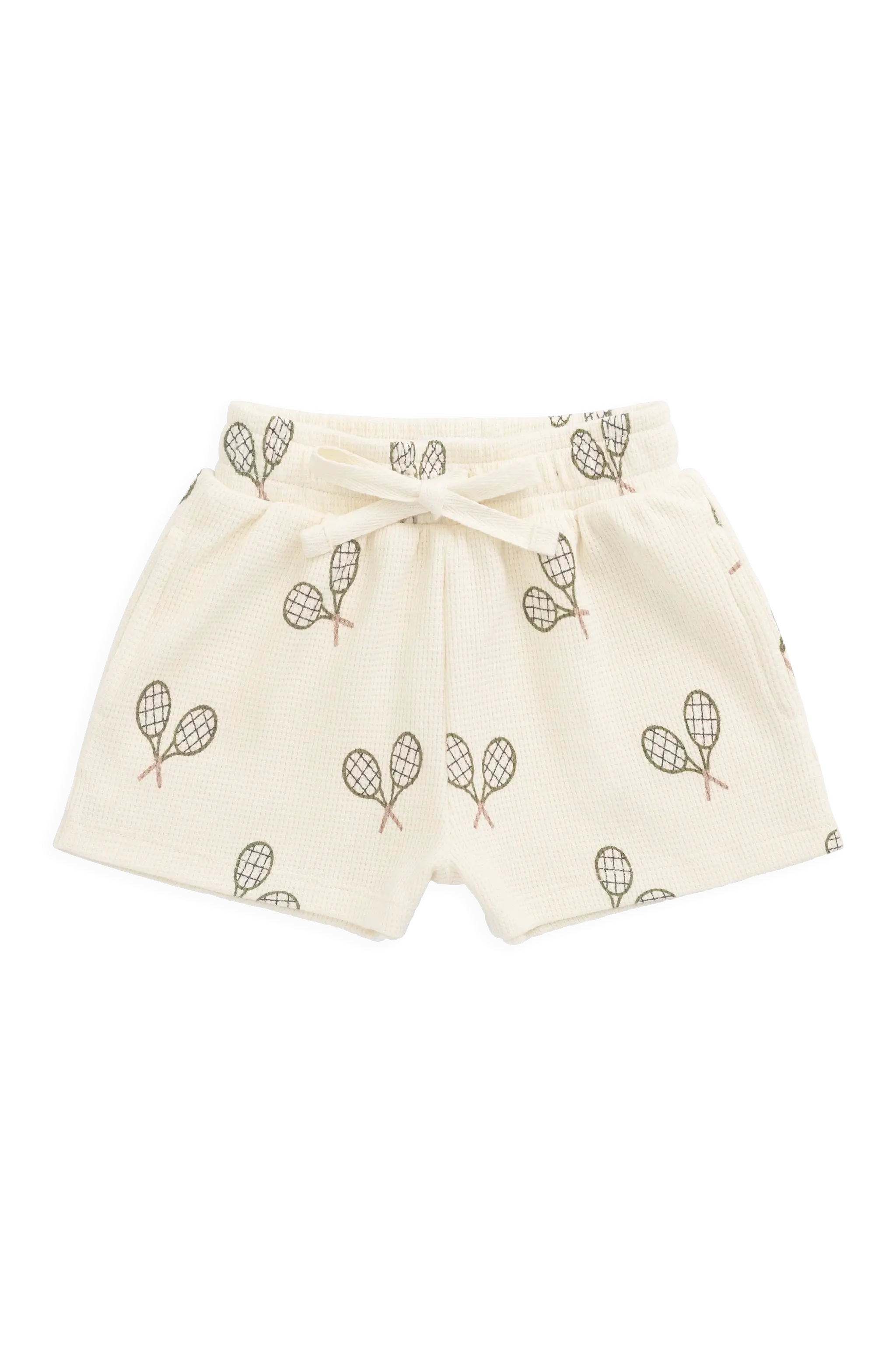 Jamie Kay Organic Cotton Waffle Leith Short - Racquet Tofu Mellow Singapore Baby Children Shop