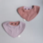 Reversible Dribble Bib -   Sweet Pea / Dusk
