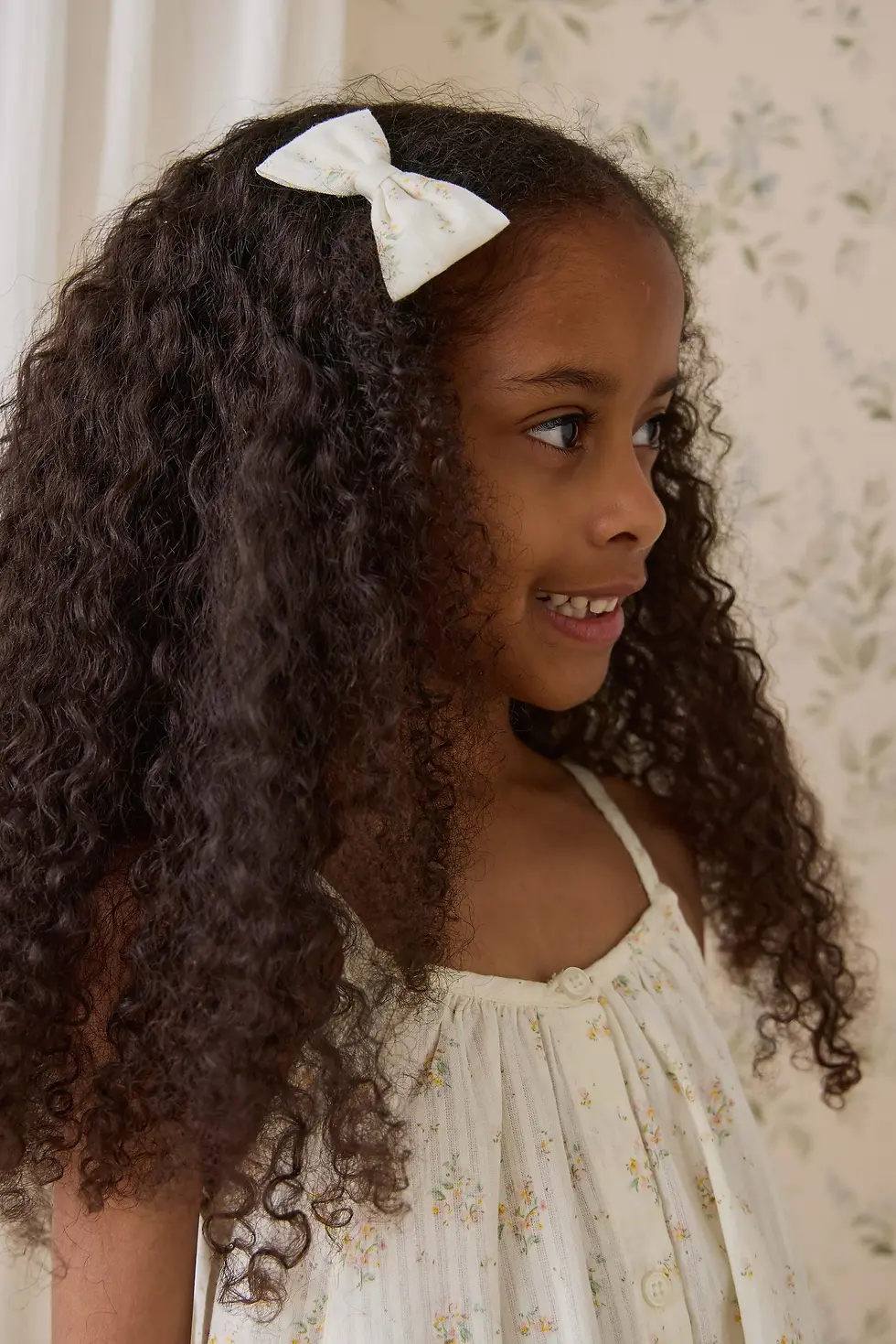 Thumbnail: Jamie Kay Organic Cotton Desiree Bow - Justine Parchment Mellow Shop