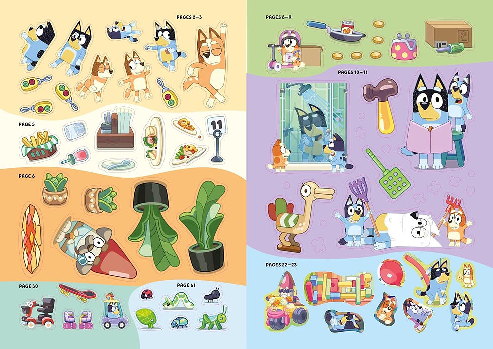 Thumbnail: Bluey: Super Stickers Mellow Baby Store