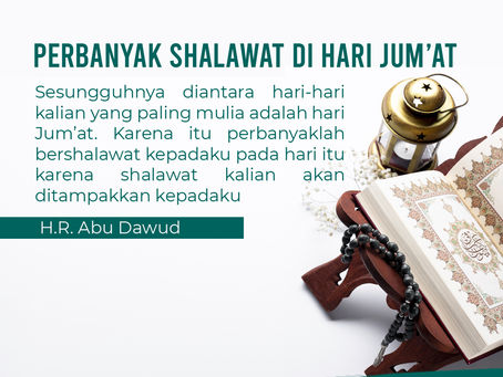 Perbanyak Shalawat di Hari Jum'at