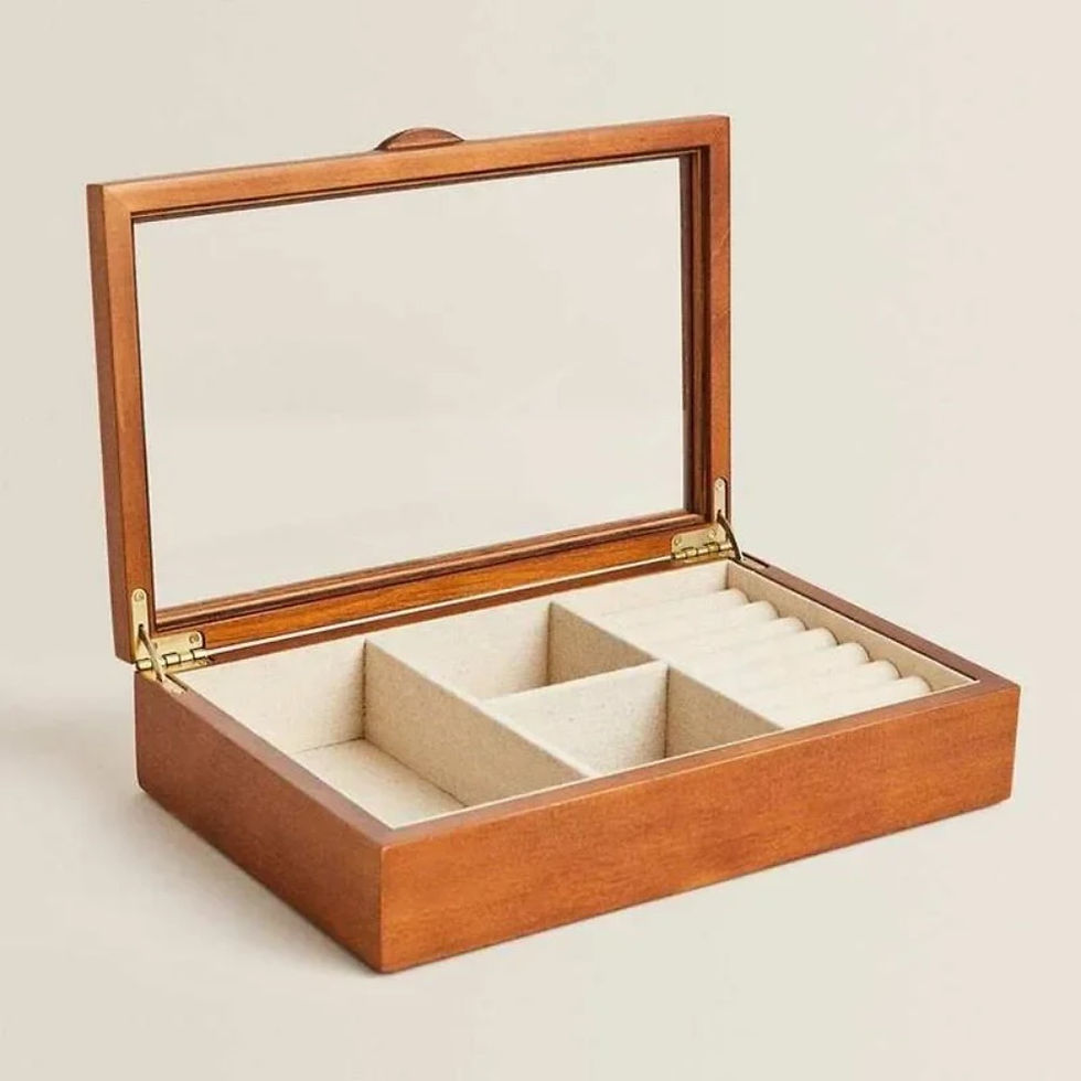 Wooden Jewelry Box Mini Multi Functional for Women Organizer Storage Luxury Jewe