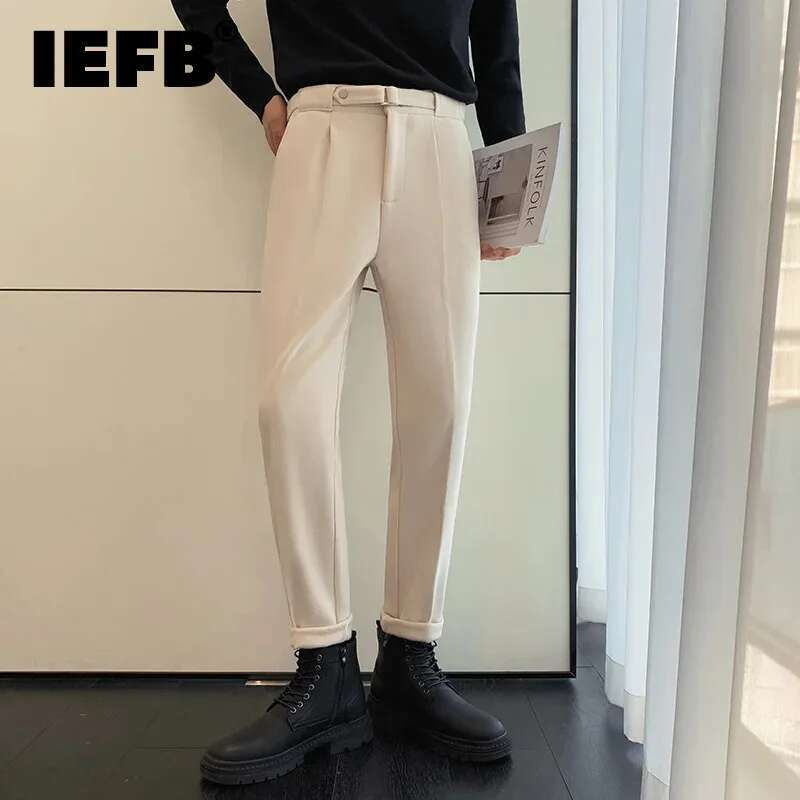 IEFB | Men's Wool Pants - Winter Business Casual