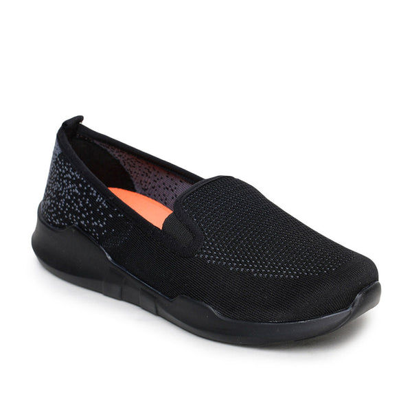 Thumbnail: Force 10 Women's Black Sporty Casual Non Lacing (AVILA-06)