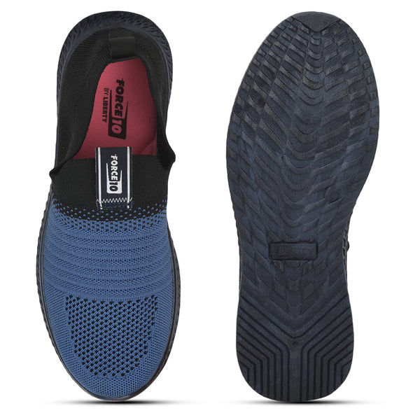 Thumbnail: Force 10 Sports Non Lacing Shoe For Ladies (S.Blue) GRACE-5 By Liberty
