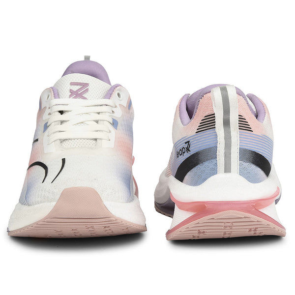 Thumbnail: Leap7x Purple Sports Lacing Running Shoes For Women ARMENIA By Liberty