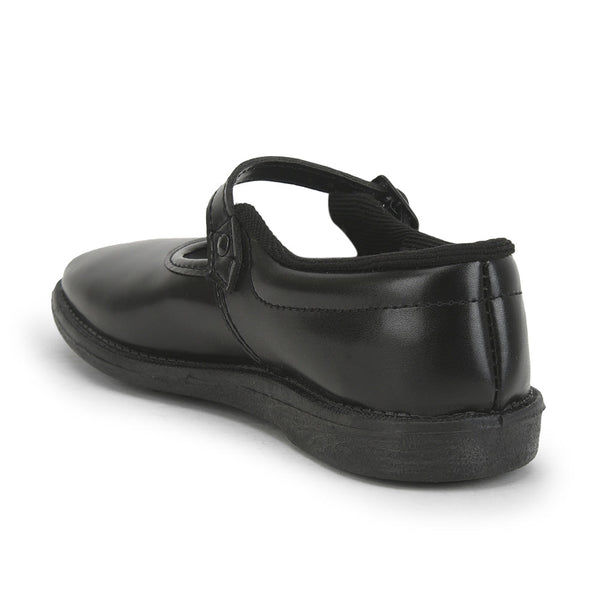 Thumbnail: Prefect Black Ballerina Dress School Shoes For Kids N.S/GIRL By Liberty
