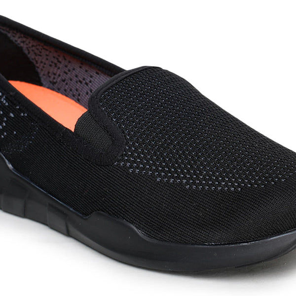 Thumbnail: Force 10 Women's Black Sporty Casual Non Lacing (AVILA-06)