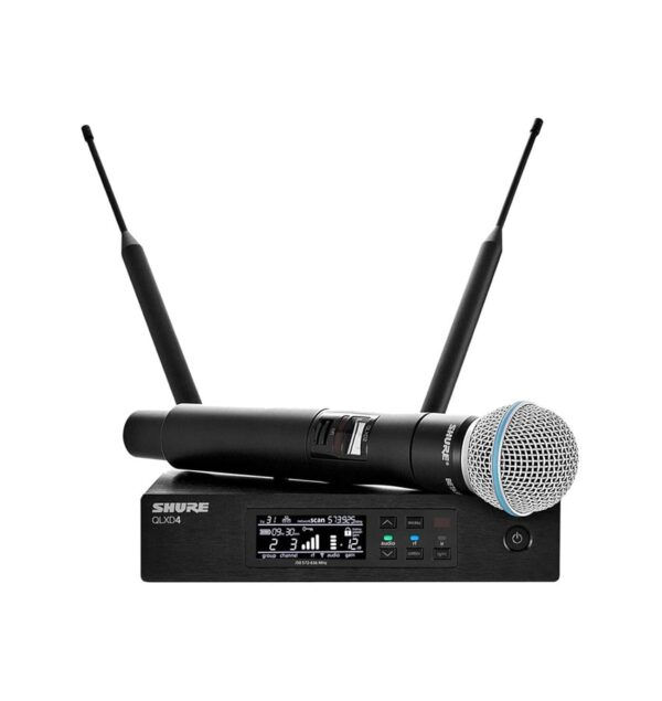 Shure QLX D24/ BETA 58 Wireless PA Microphone System