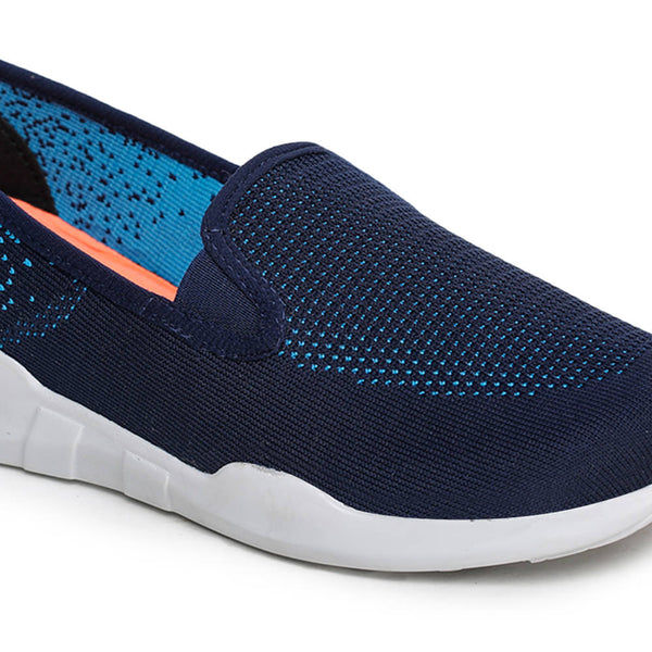 Thumbnail: Force 10 Women's Blue Sporty Casual Non Lacing (AVILA-06)