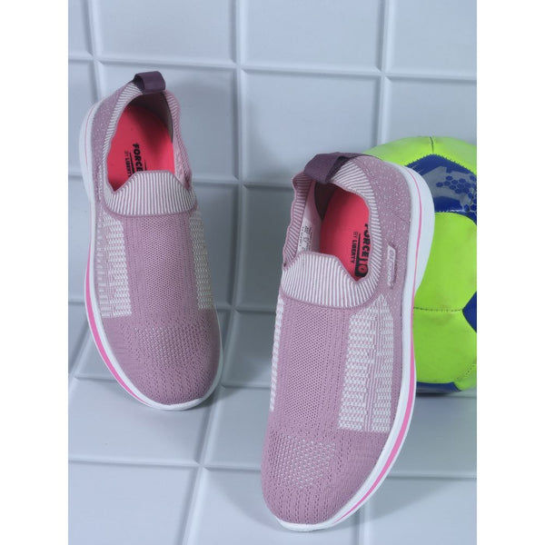 Thumbnail: FORCE 10 Sports Non Lacing Shoe For Ladies (Pink) NORRIS-2E By Liberty