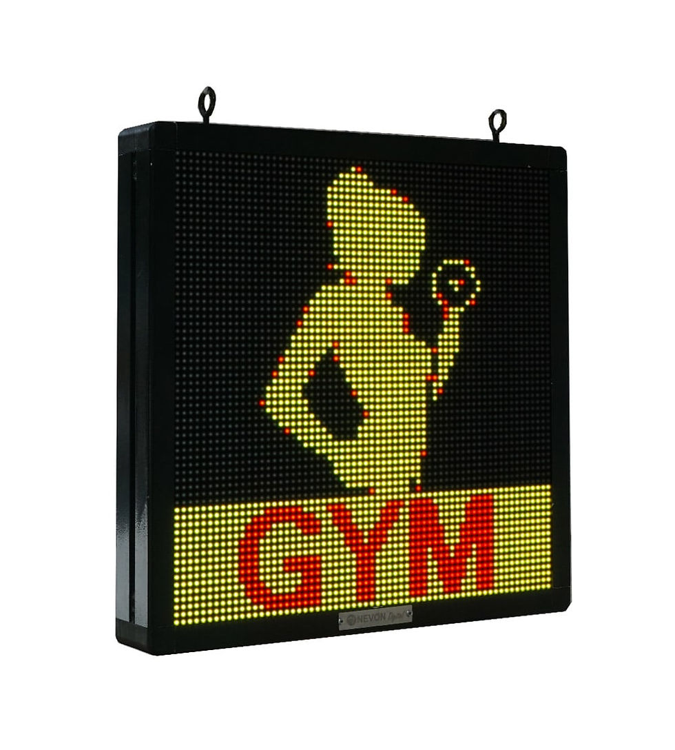 Thumbnail: LED Gym Fitness Center Sign Board P6 Outdoor Advertising Display