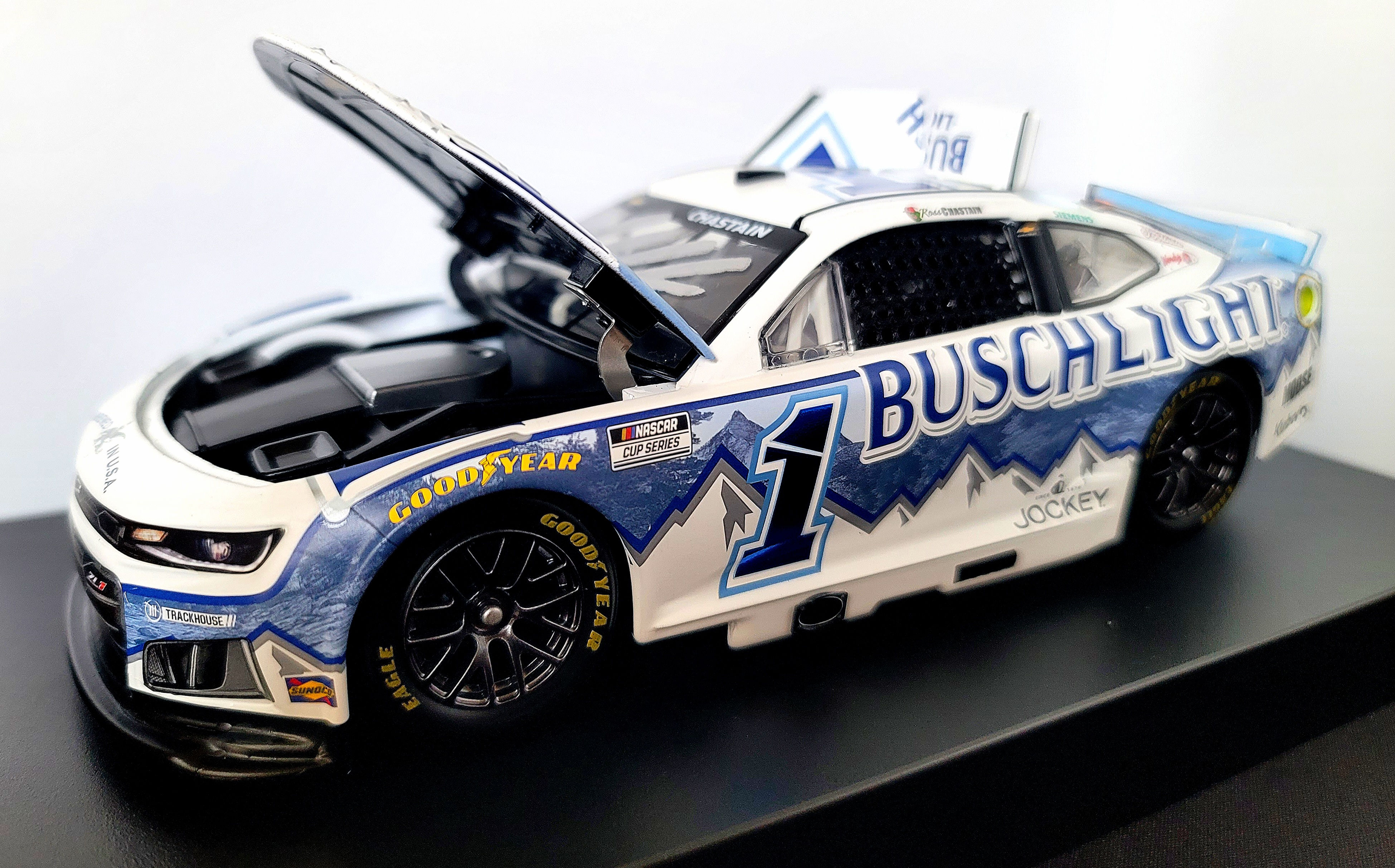 #1 Ross Chastain Autographed 2026 Busch Light 1:24 Diecast Car
