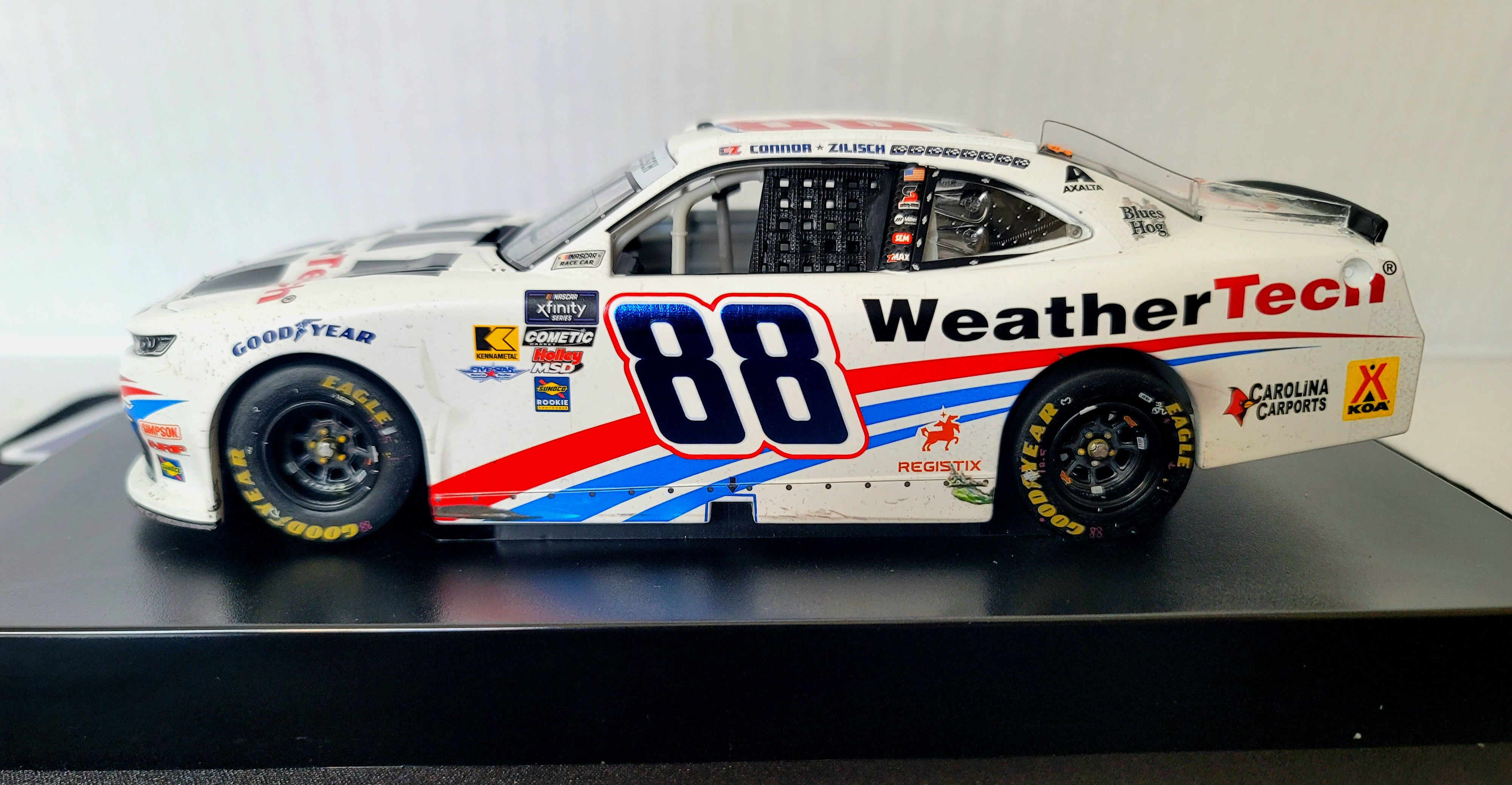 Connor Zilisch 2025 Portland Win WeatherTech 1/24 Diecast Autographed