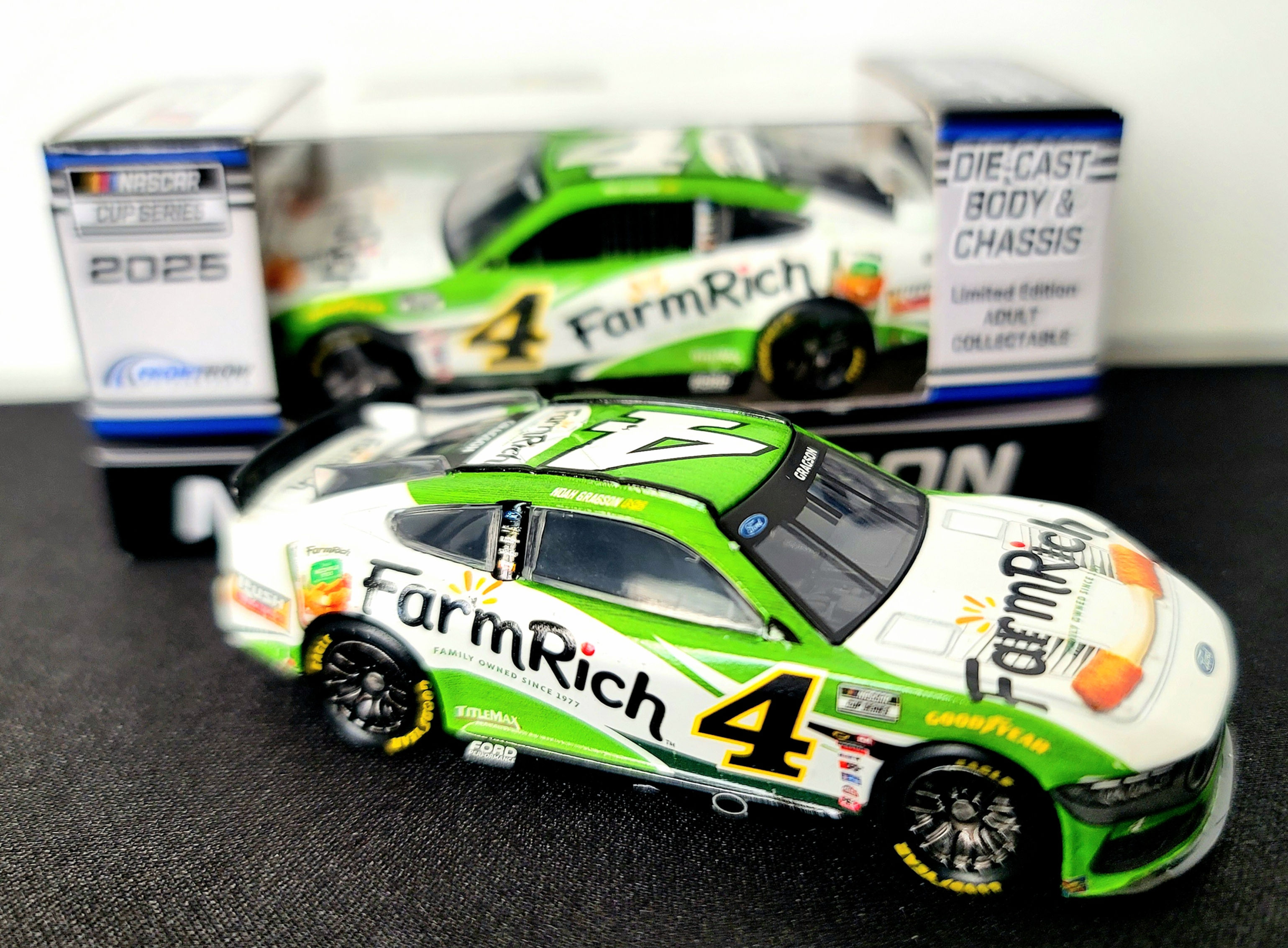 Noah Gragson #4 Farm Rich 1:64 2025 Ford Mustang