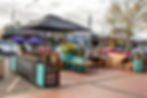 Parklets Melbourne Australia temporary Outdoor dining by Rightside
