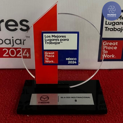 Mazda México: 8vo lugar dentro del ranking de Great Place to Work