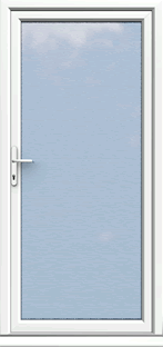 upvc fully glazed door