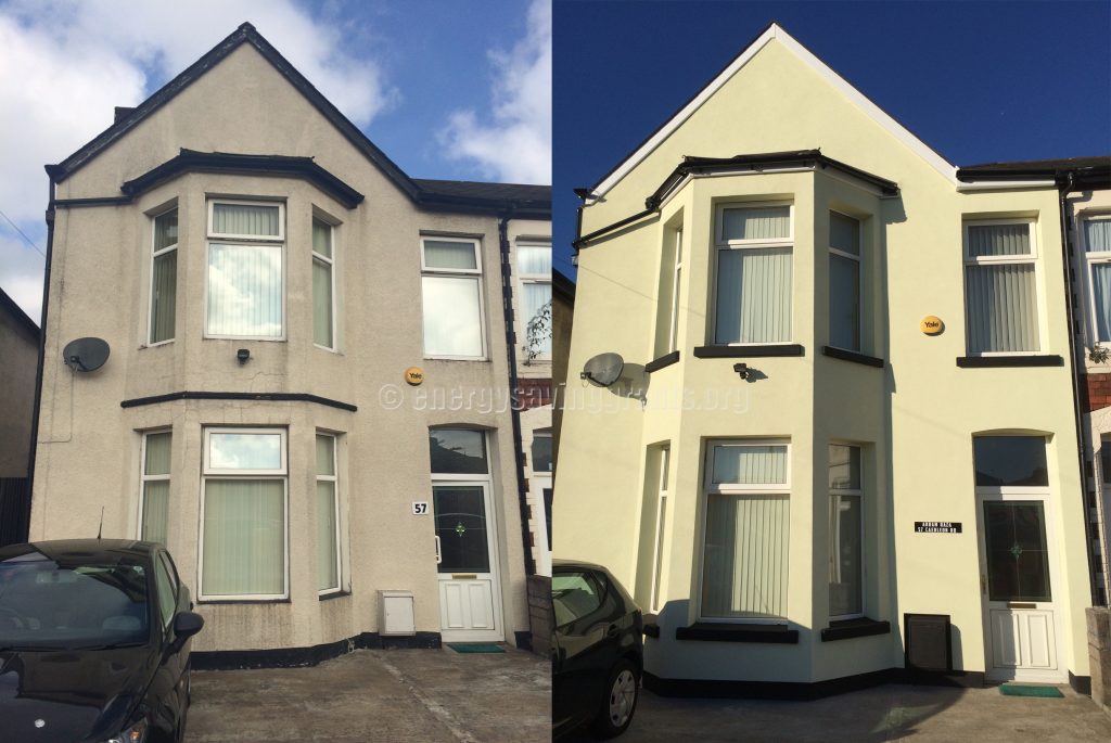 External Wall Insulation Gallery Cardiff Energy Saving Grants