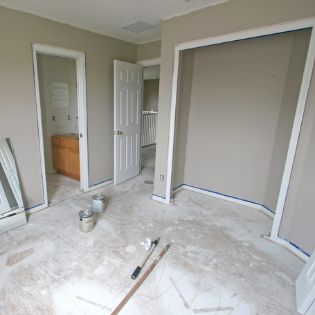 An interior home remodel in North Georgia